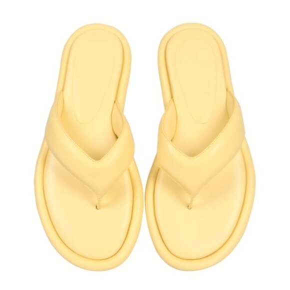 Gia Borghini Yellow Flipflop Thong Sandal - Picture 1 of 4